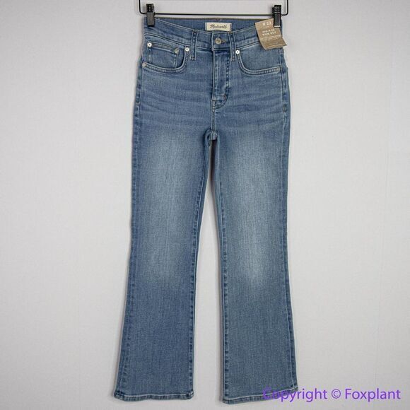 NEW Madewell‎ Kick Out Crop Jeans in Mather Wash, 23 - Picture 3 of 16